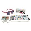 Roshambo Bend-in-Half Flexible Round Kids Sunglasses | Made in Italy | Polarized UV400 Lens | Carrying Sleeve, Silicone Strap & Ear Locks Included! - 3 of 4