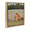 Stupell Industries Foal Horse Lounging Flower Meadow, 18" x 18" - 3 of 4