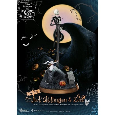 Jack Skellington & Zero Glow-in-the-Dark Resin Statue