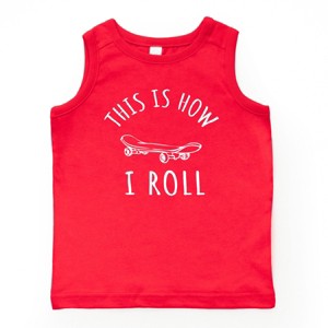 The Juniper Shop This Is How I Roll Youth Tank Top - XL - Red - 1 of 4