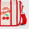 Girls' Cherry Mini Tote Crossbody Bag - art class™ Red - 4 of 4