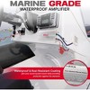 Waterproof 4-Channel Marine Amplifier for Boating with Volume Control, RCA & High/Low Level Inputs, 1200W Max - 3 of 4