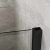 Lirago Black Frameless Bifold Pivot Glass Shower Door-34"x72" Rust-resistant Foldable - 3 of 4