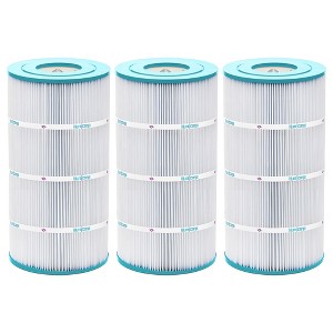 Hurricane Replacement Spa Filter Cartridge for Unicel C-8411, PWWCT75, Filbur FC-1255, Waterway Clearwater II Pro-Clean 75 Above Ground Filter, 3 Pack - 1 of 4