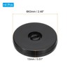 Unique Bargains High-strength Plastic 360-degree Rotating Anti-slip Multi-use Black Swivel Stand 4 Pcs - 2 of 4