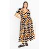 Women's Plus Size Mila Print Dress - black | CITY CHIC - 2 of 4