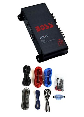 Soundstorm Aks8 8 Gauge Car Audio Amplifier Amp Complete Kit Wiring  Installation With Install Wire Cables And Rca Interconnect : Target
