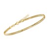 Ross-Simons Italian 18kt Gold Over Sterling Flat Snake-Chain Anklet Size 9 - 3 of 4