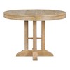 Sapphtopaz Round Dining Table Kitchen Table Farmhouse Dining Table Wood Dinette Table for Kitchen - 2 of 4