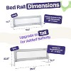 ComfyBumpy Bed Rail for Toddlers, Toddler Bed Rails for Twin, Full & Toddler Bed Size,  Baby Bed Side Rail for Kids - 2 of 4