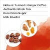 Quik Caf Turmeric Ginger Coffee - 100 Count (10 Boxes of 10 Each) - All Natural Instant Golden Coffee - image 4 of 4