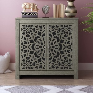 Culbreath Coffee Gray Oak Accent Cabinet with 2 Doors in Dusty Gray Oak, Coffee Gray Oak, Oak - 1 of 4