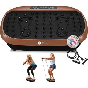 Lifepro HexaPlate Lite Vibration Plate Exercise Machine – Full-Body Vibrating Platform for Weight Loss, Recovery & Home Fitness Training - 1 of 4