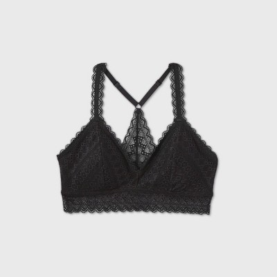 white padded bralette