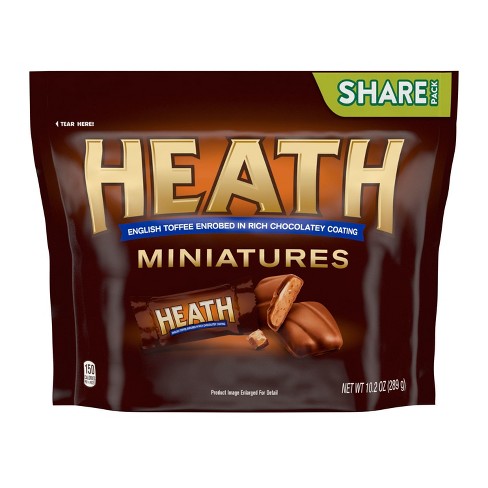 Heath Miniatures Chocolate Candy - 10.2oz : Target
