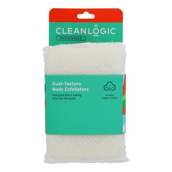 Cleanlogic Dual-Texture Body Exfoliators - 1 ct