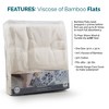 Kanga Care Premium Unbleached Birdseye 70% Bamboo Rayon 30% Cotton Flat Fold Cloth Diapers (6pk) - One Size 4-35+lbs - 4 of 4