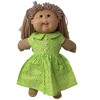 Doll Clothes Superstore Lime Green Adorable Dress For Cabbage Patch Kid Dolls - 2 of 4