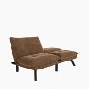 GDFStudio Zari 70.87'' 2-Seater Modern Convertible Foldable Upholstered Sofa Bed, Twin, Brown - 4 of 4