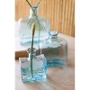 Recycled Glass Bud Vases 7.5"H, Clear Aqua Hand-Blown Transparent, Set of 3 By Kalalou - 2 of 3