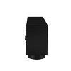Treasure Trove Accents 4 Door Credenza Millennium Black - 4 of 4