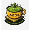 Matcha Teacup Green Is The New Black Adult Long Sleeve Hoodie - 2 of 2
