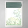 Dsvimoy Curtain Panel Printed Faux Silk Room Darkening Cordless Roman Shade for Modern Living, Green, 4"*6.69"*4" - 2 of 4