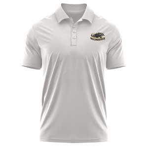 University of Wisconsin-Milwaukee Adult Polo Left Chest Logo, Athletic Heather - 1 of 4