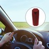 Unique Bargains Auto Car Trash Can Durable Front Seats Trash Bin Red 1 Pc 3.5" Length 3.1" Width 7.9" Height ABS Rhinestone - 2 of 4