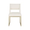 Meridian Furniture,Jayce Vegan Leather Dining Chair, Set of 2 - 3 of 4