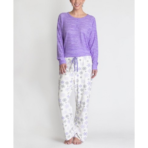 Muk Luks Dream Knit Pajama Leggings Set Of 2 : Target