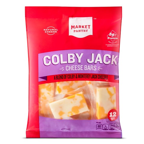 Colby Jack Cheese Bars 12ct Market Pantry Target