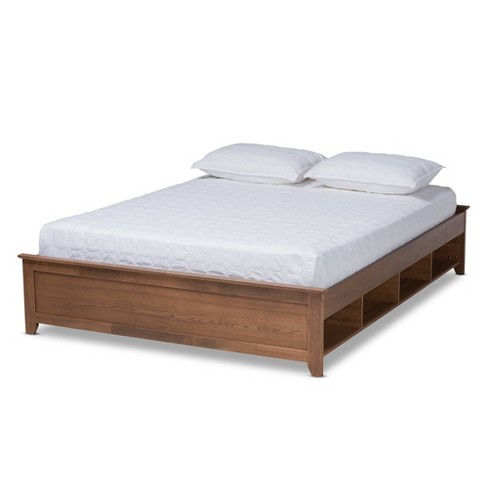 Anders Wood Platform Storage Bed Frame, Wood Bed Frame Full With Storage