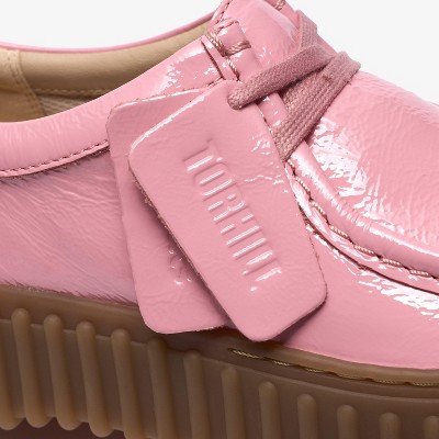 Обувь Clarks Womens Torhill Bee Pink Patent Leather Shoes 6.5 Medium — фото 3