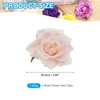 Unique Bargains Fabric Rose Boho Hair Clips Fabric Flower Brooch Pins for Wedding Party Dance 1 Pc - 2 of 4