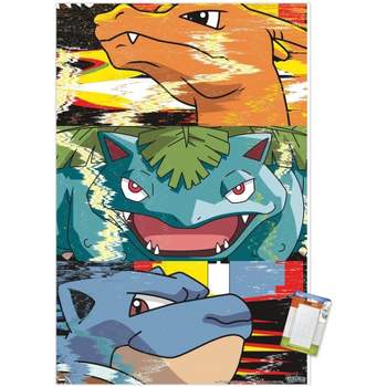 Trends International Pokémon - Alola Region Unframed Wall Poster Print  White Mounts Bundle 14.725 x 22.375