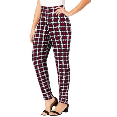 rich burgundy mini plaid