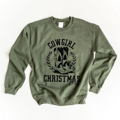 Simply Sage Market Women's Graphic Sweatshirt Cowgirl Christmas Club