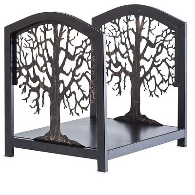 Plow & Hearth - Metal Tree of Life Firewood Log Holder