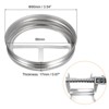 Unique Bargains 304 Stainless Steel Leak-Proof Mason Jar Toothbrush Holder Lid - 2 of 3