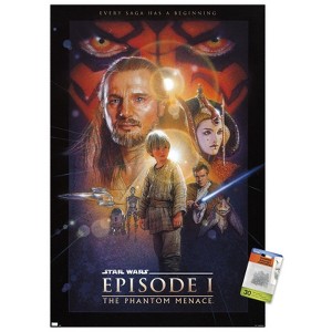 Trends International Star Wars: The Phantom Menace - One Sheet (No Billing Block) Unframed Wall Poster Prints - 1 of 4