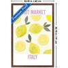 Trends International Reinders: Fruit Market - Lemons from Italy Framed Wall Poster Prints - 3 of 4