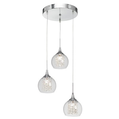 3 light pendant chandelier