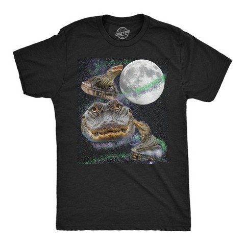 Мужские футболки Crazy Dog T-Shirts, Inc. Mens Funny T Shirts Alligators In Space Sarcastic Gator Graphic Novelty Tee For Men - Crazy Dog Men's T Shirt for Animal Lovers Black XL