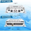 Waterproof 4-Channel Marine Amplifier for Boats with 400W Power, Dual MOSFET Supply, Gold-Plated Terminals - 2 of 4