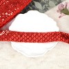 Sewing Sequin Trim 1.2 Inch 6 Row, 25 Yards Glitter Sequin Strip Ribbon Metallic Stretch Bling Fabric DIY Craft Decoration - 3 of 4