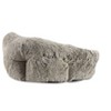 Sleepy Pet Quilt Slumber High Back Low Front Dog Bed - M - Cream - 2 of 3