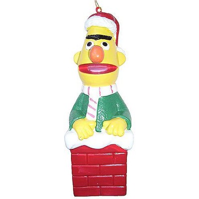 Kurt S. Adler 5" Sesame Street Bert in Chimney Christmas Ornament