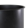 6.75" x 7.5" Black Metal Footed Decorative Planter - 4 of 4