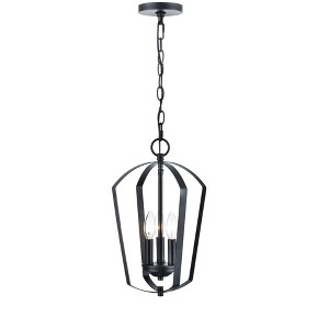 Millennium Lighting Ivey Lake 3 - Light Chandelier in  Matte Black - 1 of 1